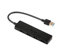 Concentrador USB - I-TEC - U3HUB404 - 4x SuperSpeed USB 3.0 - Alimentado por USB 3.0 - Protección contra sobrecorriente