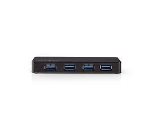 Concentrador USB Nedis | Puerto(s) de 4 puertos | USB 3.2 Gen1 | Alimentación de red / alimentación a través de USB | 4x USB