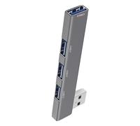 Concentrador USB para computadora portátil, Concentrador USB para PC - Divisor USB de 4 puertos,Transferencia rápida de datos, concentrador USB de 4 puertos, concentrador USB 3.0 múltiple, extensor US