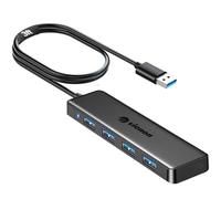 Concentrador USB, VIENON 4 puertos USB 3.0 Hub USB Splitter USB Expander para ordenador portátil, Xbox, unidad flash, disco duro, consola, impresora, cámara, teclado, ratón 3.3 pies