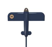 Concentrador Usb3 Alimentado para PC Desktop Aircraft USB Hub 4-Port Plane Expander Accesorios 2.0 Laptop Computer Splitter Shape De De (Blue, One Size)