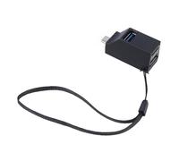 Concentradores tipo C a USB con 1 USB 3.0 y 2 puertos USB 2.0 para portátiles, teléfonos, tabletas, para carga y conectividad