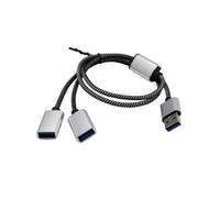 Concentradores USB a 3/2 puertos USB 2.0, múltiples OTG de 3/2 puertos, concentradores de carga de alimentación USB, adaptador de conectores de cable
