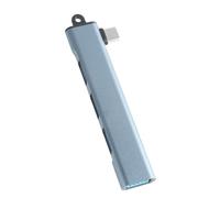 Concentradores USB C con 3 puertos USB 2.0 y 1 adaptador divisor múltiple de puerto USB 3.0 para conectores de conectividad