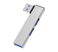 Concentradores USB C con 4 puertos de datos para laptop, 2 USB 2.0, 1 USB 3.0, estación de acoplamiento portátil para laptop