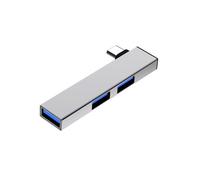 Concentradores USB C con 4 puertos de datos para laptop, 2 USB 2.0, 1 USB 3.0, estación de acoplamiento portátil para laptop
