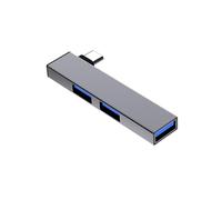 Concentradores USB C con 4 puertos de datos para laptop, 2 USB 2.0, 1 USB 3.0, estación de acoplamiento portátil para laptop