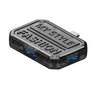 Concentradores USB C de alto rendimiento con 4K HDTV rápida de 100 W, velocidad de transferencia de datos rápida de 5 Gbps para tareas diarias