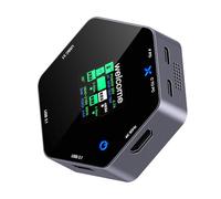 Concentradores USB C de aluminio con 4K a 60Hz y divisor de concentradores multipuerto de carga para integración de dispositivos, adaptador multipuerto