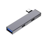 Concentradores USB C portátiles tipo C a tipo C y puerto USB para dispositivos Android de ventana, transmisión rápida de datos