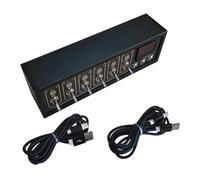 Concentradores USB de 6 puertos, divisor USB, extensor USB, multipuerto USB, interruptores individuales, pantalla LCD para laptop, unidades intermitentes USB