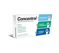 Concentral 30 Cápsulas - Suplemento Especial para Opositores - Ayuda a Aliviar el Estrés, a la Concentración y Combate el Cansacio - con Bacopa, Rhodiola y Fosfolípidos