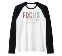 Concéntrate en el Paso Delante de ti Camiseta Manga Raglan