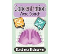 Concentration Word Search Puzzle Book: Puzzles featuring Animals, Nature, and Geometric Shapes