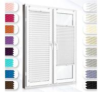 Concept Blinds - Persiana Plisada Personalizada SIN perforación - Colección Premium 18 Colores de Tela - Montaje rápido y fácil (Altura de 150 cm a 230 cm)