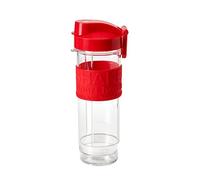 Concept Casa sm338 sb3382 Mix recipiente con tapa de hidratación los dispositivos X, 0,57 L, color rojo
