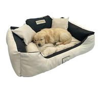Concept Crystal Cama Impermeable para Todas Las Razas - Exterior Cordura Resistente a Desgarros - Cojín Higiénico Lavable - Hecha a Mano en Polonia UE - 55x45 a 145x115 cm 8 Colores - King Dog