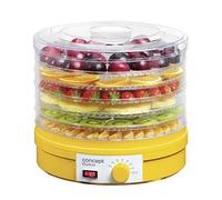 Deshidratador de Alimentos Eléctrico 245W Secador Fruta Setas Verdura 6 Bandejas