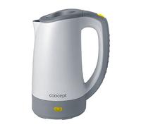 Concept Electrodomésticos Hervidor de Agua de Viaje 0,4 L, función automática, Blanco y Gris