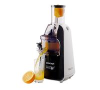Concept Electrodomésticos LO7067 - Exprimidor de frutas y verduras, especialista en Las grosellas, 60 revoluciones por minuto, 240 W, color negro [Clase de eficiencia energética A]