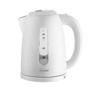 Concept Electrodomésticos RK2330 Hervidor de Agua, 2200 W, 1,7 L, Plástico, Blanco