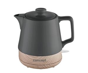CONCEPT Hausgeräte 42395603 - Tapa para hervidor de agua RK0062 (97 mm de diámetro, cerámica), color gris