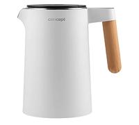 CONCEPT Hausgeräte Hausgeräte RK3300 - Hervidor de agua (acero inoxidable, 1,5 L), color blanco