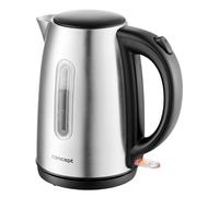 CONCEPT Hausgeräte Hervidor de agua de acero inoxidable RK3320, 1,7 L, 2200 W, en color acero inoxidable oscuro