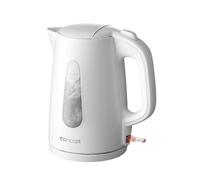 CONCEPT Hausgeräte RK2380 - Hervidor de agua (220-240 V, plástico, inversor automático, 1,7 L, 2200 W), color blanco