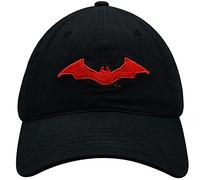 Concept One Gorra de béisbol con Logotipo Bordado con ala Plana, Negro/Rojo, Talla única Unisex Adulto