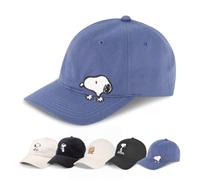 Concept One Peanuts Snoopy Dad - Gorra de béisbol Ajustable para Adultos con ala Curvada, Azul, Taille Unique