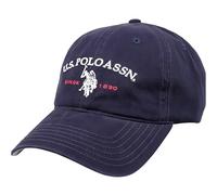Concept One U.S. Polo Assn. Gorra de béisbol de algodón Ajustable con ala Curvada con Logotipo de Caballo de Poni Bordado Desde 1890 Sombrero de papá, Azul Marino, Taille Unique Unisex Adulto
