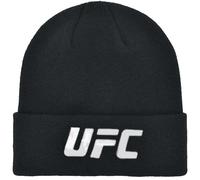 Concept One UFC, Gorro de Punto de Invierno con puños con Logotipo Boina, Negro, Talla única Unisex Adulto