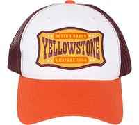 Concept One Yellowstone Trucker Hat, Mesh Adjustable Snapback Baseball Cap with Curved Brim Gorra de béisbol, Multicolor, 0 Unisex Adulto