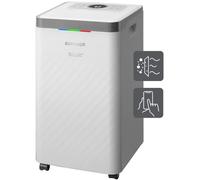 Concept OV2012 - Deshumidificador con purificador de aire, 210 W, control táctil, sistema de filtración cuádruple, filtro de carbón activo, temporizador, 4 modos de funcionamiento, control mediante