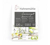 Concept Sketch & Draw 220 g/m2, bloco desenho, Tamanho A4, 20 fls