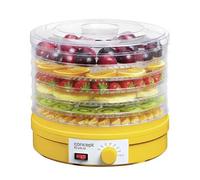 Deshidratador de Alimentos Eléctrico 245W Secador Fruta Setas Verdura 6 Bandejas