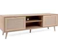 Concept Usine Gabinete de TV de madera con armarios de efecto caña