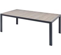 Concept Usine Mesa de aluminio y efecto madera top 10 personas