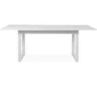 Concept Usine Mesa de comedor industrial extensible 10 personas blanca