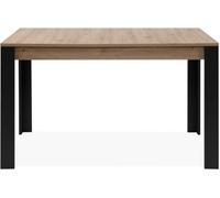 Concept Usine Mesa extensible 4 a 6 personas roble y negro 150x80x75