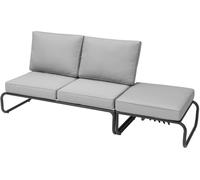 Concept Usine Mueble de jardín modular sofá 2-3 plazas aluminio gris