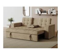 Concept-Usine Sofá cama 3 plazas de pana beige NOHO