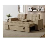 Concept-Usine Sofá cama 3 plazas de pana beige NOHO