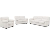 Concept Usine Sofá de 3 plazas + 2 plazas + conjunto de sillón de pana beige