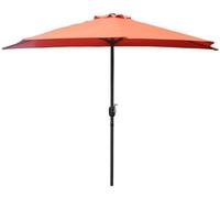 Concept Usine Sombrilla de balcón semicircular terracota