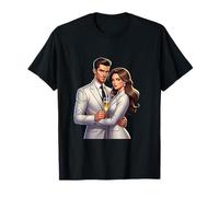 Concepto de éxito de Pareja de Poder Elegante Camiseta