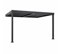 CONCEPTO DE FÁBRICA | Pérgolas y Tiendas de Recepción Negro | 3 x 3 m |Calidad Premium | Diseño SIFNOS Puro y Funcional | Muebles Contemporáneos Sostenibles | Comodidad y Durabilidad Diaria