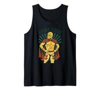 Concepto de máscara de Lucha Libre con Influencia Urbana Camiseta sin Mangas