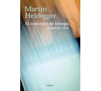 Concepto de tiempo. (tratado de 1924) (fuera de colección)